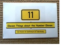 Eleven Things about the Number Eleven
